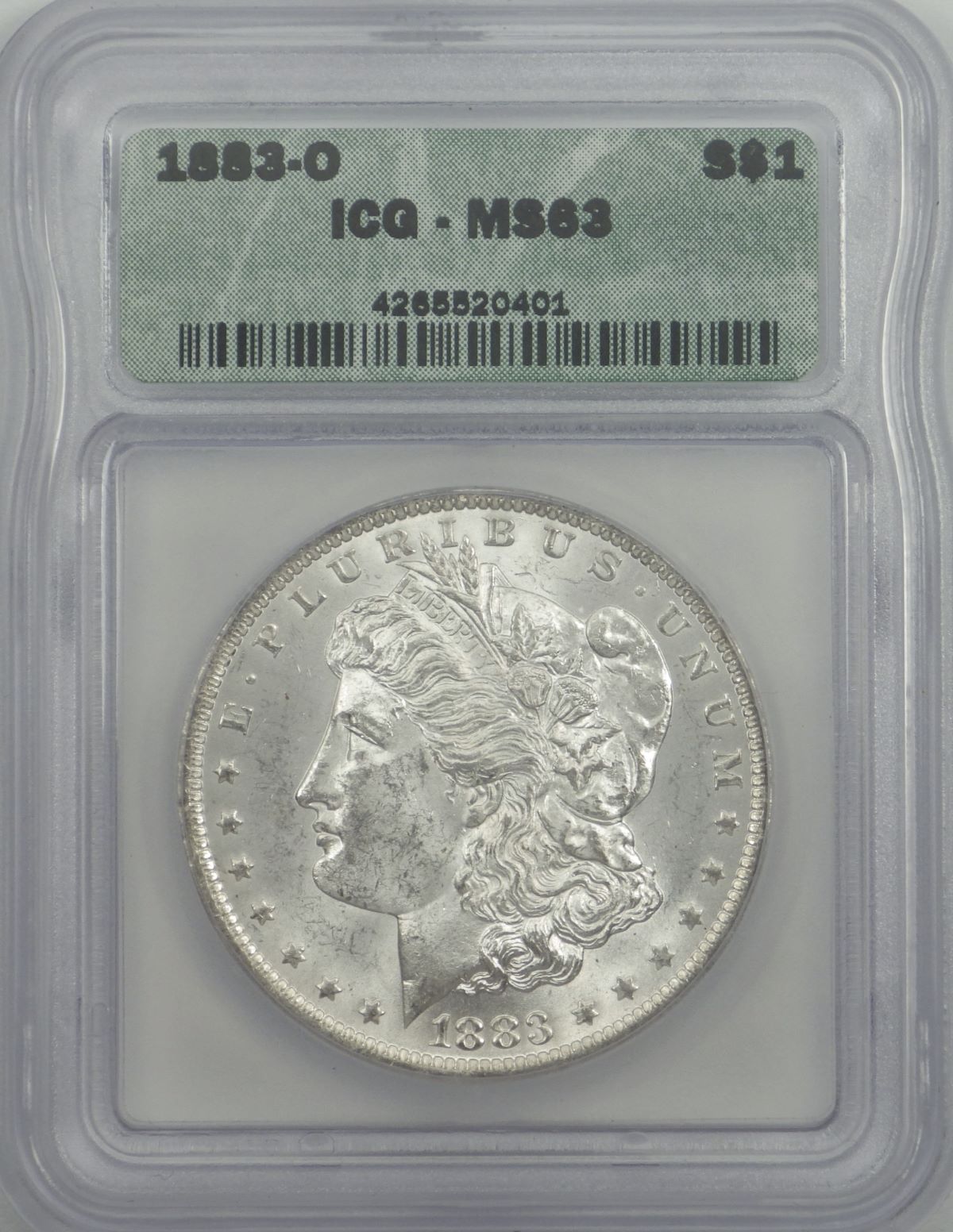MS63 1883-O Morgan Silver Dollar