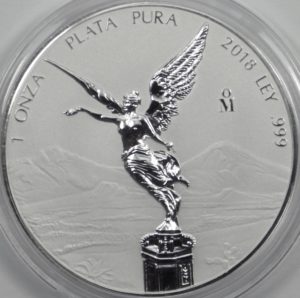 2018 Reverse Proof Mexican Libertad Front