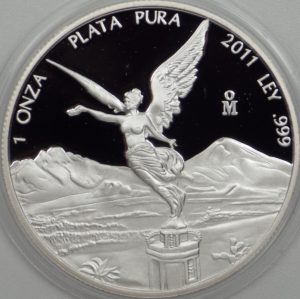 2011 Proof Mexican Libertad Front