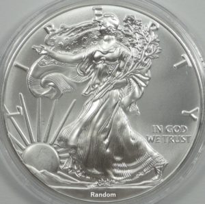 American Silver Eagle Random Date Front